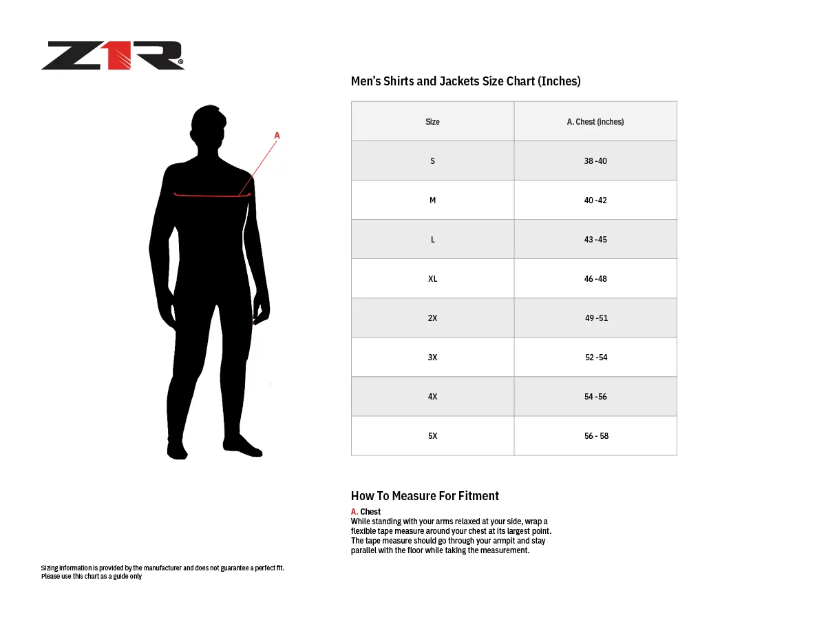 Z1R Men's Reverance Motorcycle Textile Jacket