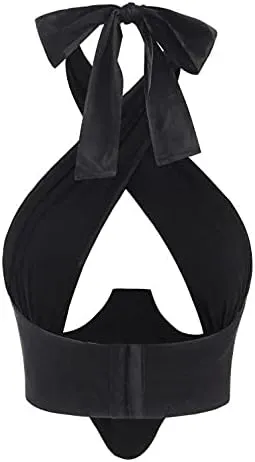 ZAFUL Women's Halter Crop Top