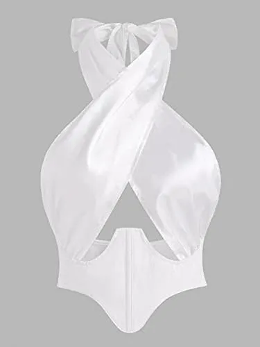 ZAFUL Women's Halter Crop Top